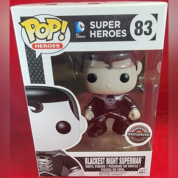 Blackest night Superman gamestop exclusive funko # 83 (nib) - Picture 2 of 7